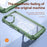 For iPhone 16 Plus TPU + PC Lens Protection Phone Case(Green)