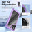For iPhone 16 Plus TPU + PC Lens Protection Phone Case(Purple)