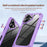 For iPhone 16 Plus TPU + PC Lens Protection Phone Case(Purple)