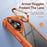 For iPhone 16 Plus TPU + PC Lens Protection Phone Case(Orange)