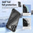 For iPhone 17 TPU + PC Lens Protection Phone Case(Black)