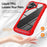 For iPhone 17 TPU + PC Lens Protection Phone Case(Red)