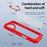 For iPhone 17 TPU + PC Lens Protection Phone Case(Red)