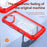 For iPhone 17 TPU + PC Lens Protection Phone Case(Red)