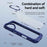 For iPhone 17 TPU + PC Lens Protection Phone Case(Blue)