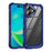 For iPhone 17 TPU + PC Lens Protection Phone Case(Blue)