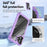 For iPhone 17 TPU + PC Lens Protection Phone Case(Purple)