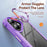 For iPhone 17 TPU + PC Lens Protection Phone Case(Purple)