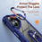 For iPhone 16 Plus TPU + PC Lens Protection Phone Case with Ring Holder(Blue)