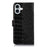 For iPhone 16 Plus Crocodile Top Layer Cowhide Leather Phone Case(Black)