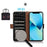 For iPhone 16 Plus Crocodile Top Layer Cowhide Leather Phone Case(Black)