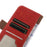 For iPhone 16 Plus Crazy Horse Top Layer Cowhide Leather Phone Case(Red)
