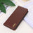 For iPhone 16 Pro Max KHAZNEH Nappa Top Layer Cowhide Leather Phone Case(Brown)