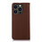 For iPhone 16 Pro Max KHAZNEH Nappa Top Layer Cowhide Leather Phone Case(Brown)