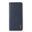For iPhone 16 Plus KHAZNEH Nappa Top Layer Cowhide Leather Phone Case(Blue)