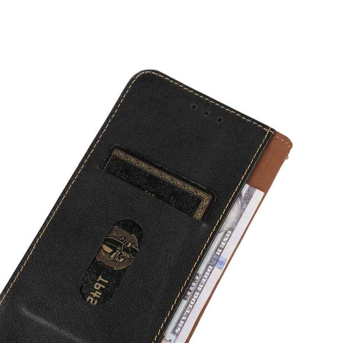 For iPhone 16 Plus KHAZNEH Nappa Top Layer Cowhide Leather Phone Case(Black)