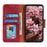 For iPhone 16 Plus Nappa Texture Leather Case(Red)