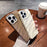 For iPhone 16 Plus Solid Color Wave Texture TPU Phone Case(Ginger)