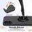 For iPhone 16 Plus Shockproof Silicone Magsafe Phone Case(Black)