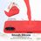 For iPhone 16 Plus Shockproof Silicone Magsafe Phone Case(Red)