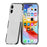 For iPhone 16 Plus Two-color Shockproof High Transparency TPU Phone Case(Black)