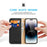 For iPhone 15 Pro Max DUX DUCIS Hivo Series Cowhide + PU + TPU Flip Phone Case(Black)