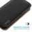 For iPhone 15 Pro Max DUX DUCIS Hivo Series Cowhide + PU + TPU Flip Phone Case(Black)
