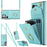 Rhombic Texture Card Bag Phone Case with Long Lanyard