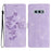 Flower Butterfly Embossing Pattern Leather Phone Case, For Samsung Galaxy S10e, For Samsung Galaxy S10+, For Samsung Galaxy S10