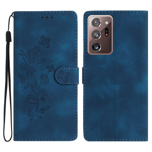 Flower Butterfly Embossing Pattern Leather Phone Case, For Samsung Galaxy Note20 Ultra, For Samsung Galaxy Note20, For Samsung Galaxy A21s, For Samsung Galaxy S20, For Samsung Galaxy S20+, For Samsung Galaxy A71 4G, For Samsung Galaxy A51 4G�����������...
