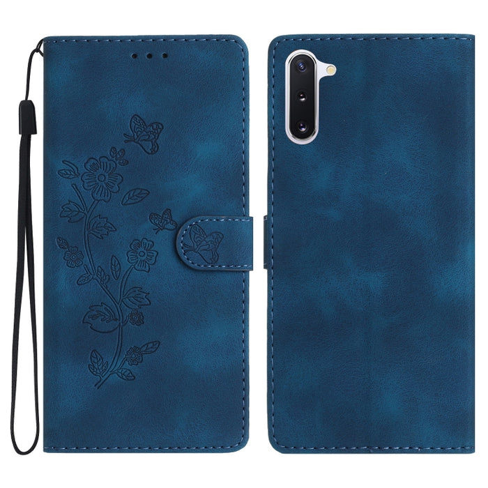 Flower Butterfly Embossing Pattern Leather Phone Case, For Samsung Galaxy Note10, For Samsung Galaxy Note10+, For Samsung Galaxy A20e, For Samsung Galaxy A70, For Samsung Galaxy A40, For Samsung Galaxy A10 / M10, For Samsung Galaxy A20 / A30�����������...