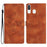 Flower Butterfly Embossing Pattern Leather Phone Case