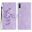 Flower Butterfly Embossing Pattern Leather Phone Case