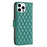 For iPhone 16 Pro Diamond Lattice Wallet Flip Leather Phone Case(Green)