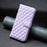 For iPhone 16 Diamond Lattice Wallet Flip Leather Phone Case(Purple)