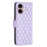 For iPhone 16 Diamond Lattice Wallet Flip Leather Phone Case(Purple)