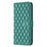 For iPhone 16 Plus Diamond Lattice Wallet Flip Leather Phone Case(Green)