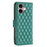 For iPhone 16 Plus Diamond Lattice Wallet Flip Leather Phone Case(Green)