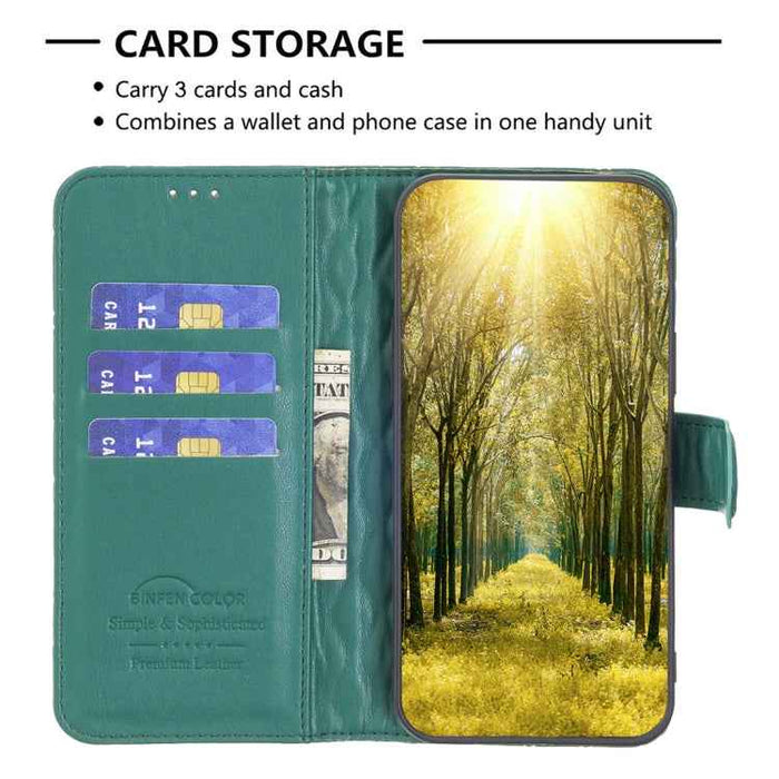 For iPhone 16 Plus Diamond Lattice Wallet Flip Leather Phone Case(Green)