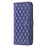 For iPhone 17 Diamond Lattice Wallet Flip Leather Phone Case(Blue)
