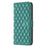 For iPhone 17 Diamond Lattice Wallet Flip Leather Phone Case(Green)