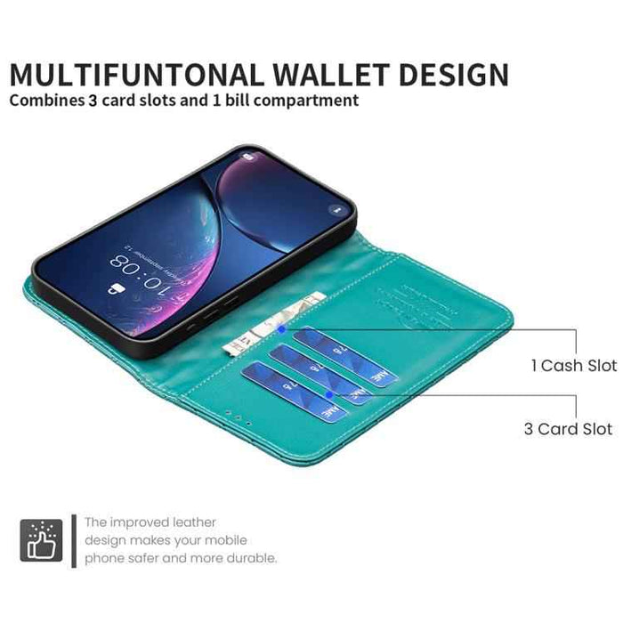 For iPhone 17 Diamond Lattice Wallet Flip Leather Phone Case(Green)
