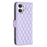 For iPhone 17 Diamond Lattice Wallet Flip Leather Phone Case(Purple)