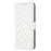 For iPhone 17 Pro Diamond Lattice Wallet Flip Leather Phone Case(White)