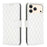 For iPhone 17 Pro Diamond Lattice Wallet Flip Leather Phone Case(White)