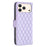 For iPhone 17 Pro Diamond Lattice Wallet Flip Leather Phone Case(Purple)