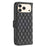 For iPhone 17 Pro Diamond Lattice Wallet Flip Leather Phone Case(Black)