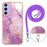 Electroplating Marble Dual-side IMD Phone Case with Lanyard