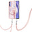 Electroplating Marble Dual-side IMD Phone Case with Lanyard