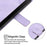 For iPhone 17 Pro Max Skin-feel Embossed Leather Phone Case(Light Purple)